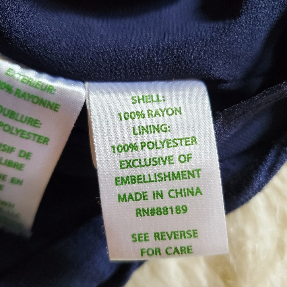 Lilly Pulitzer Aubra Blue And Gold Shift Dress Size Medium - Picture 12 of 14